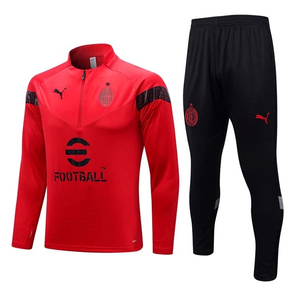 Felpa Allenamento AC Milan 23/24 Rosso